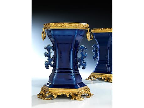 Paar Powder Blue-Vasen